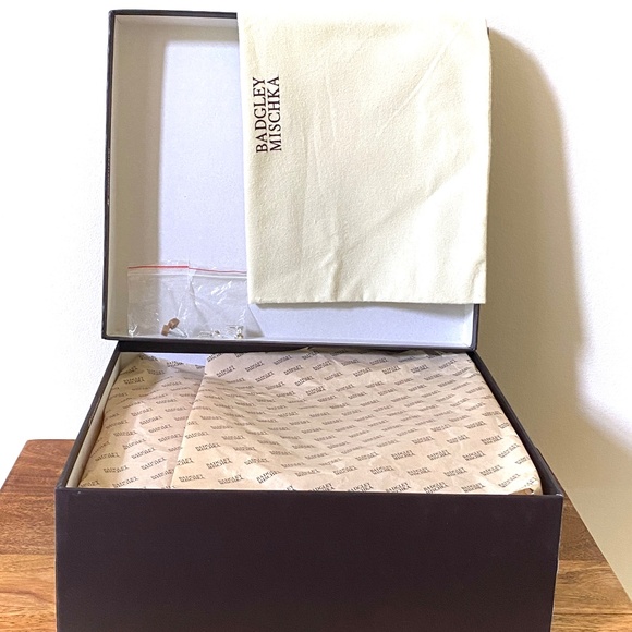 Badgley Mischka Katrina Embellished Satin High Heel Wedding Sandal NEW US8.5 - Picture 15 of 16